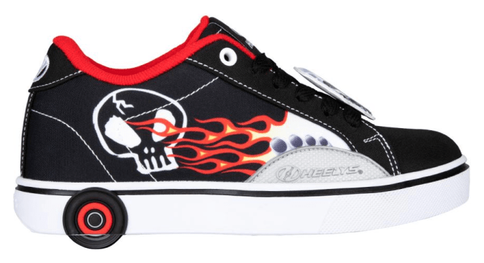 Роликові кросівки Heelys X Hot Wheels Fire CB HES10487 Black Red, укр, укр
