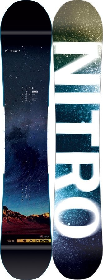 Сноуборд Nitro TEAM EXPOSURE WIDE 162 Black Blue Graphics (830333)