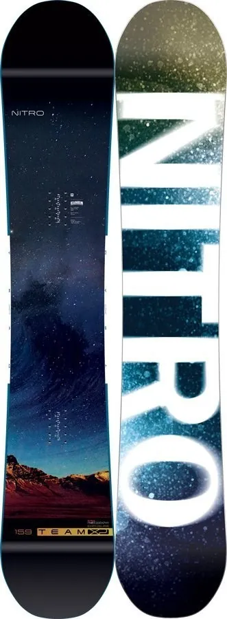 Сноуборд Nitro TEAM EXPOSURE WIDE 162 Black Blue Graphics (830333) (159 см black sea)