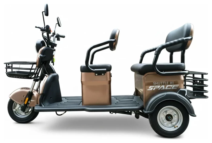 Електроскутер триколісний SPACE SHUTTLE XL 72B 1000Вт 20А*г барабан/барабан свинцево-кислотний коричневий 2026