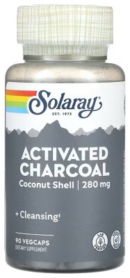 Activated Charcoal, Coconut 280mg - 90 vcaps