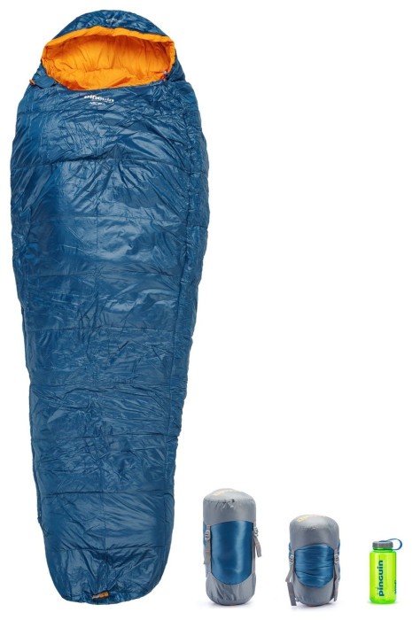 Спальный мешок Pinguin Micra (6/1°C), 195 см - Right Zip, Blue (PNG 230451) 2020