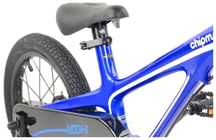 Велосипед RoyalBaby Chipmunk MOON 16", магній, OFFICIAL UA, синій, укр, укр