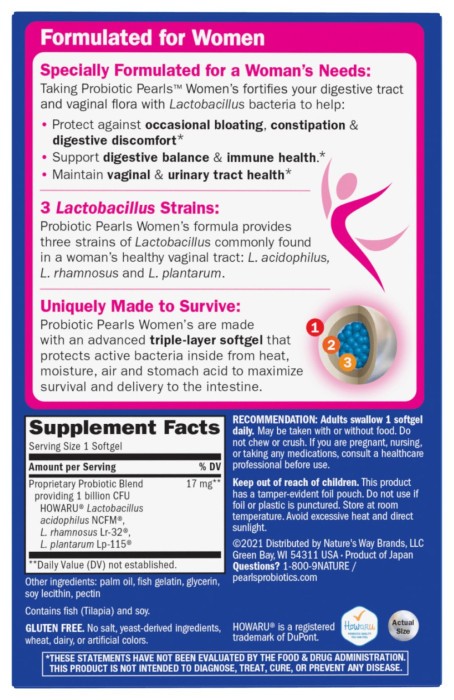 Probiotic Pearls Women's - 30 softgels