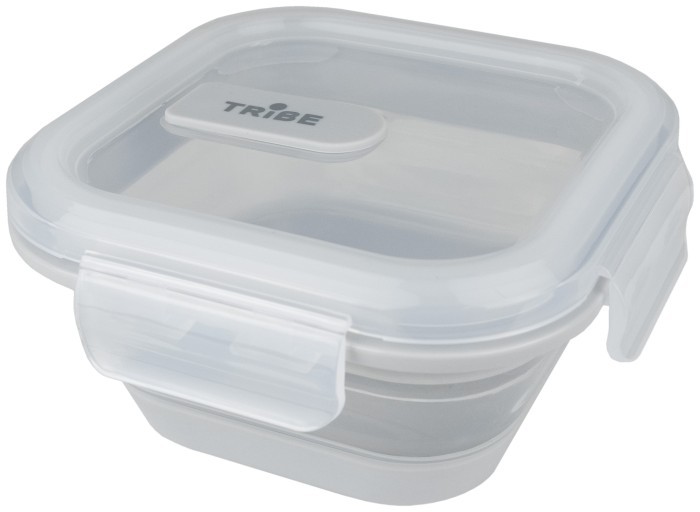 Контейнер Tribe Collapsible Container 500 мл силіконовий T-FF-0027, grey, укр, укр