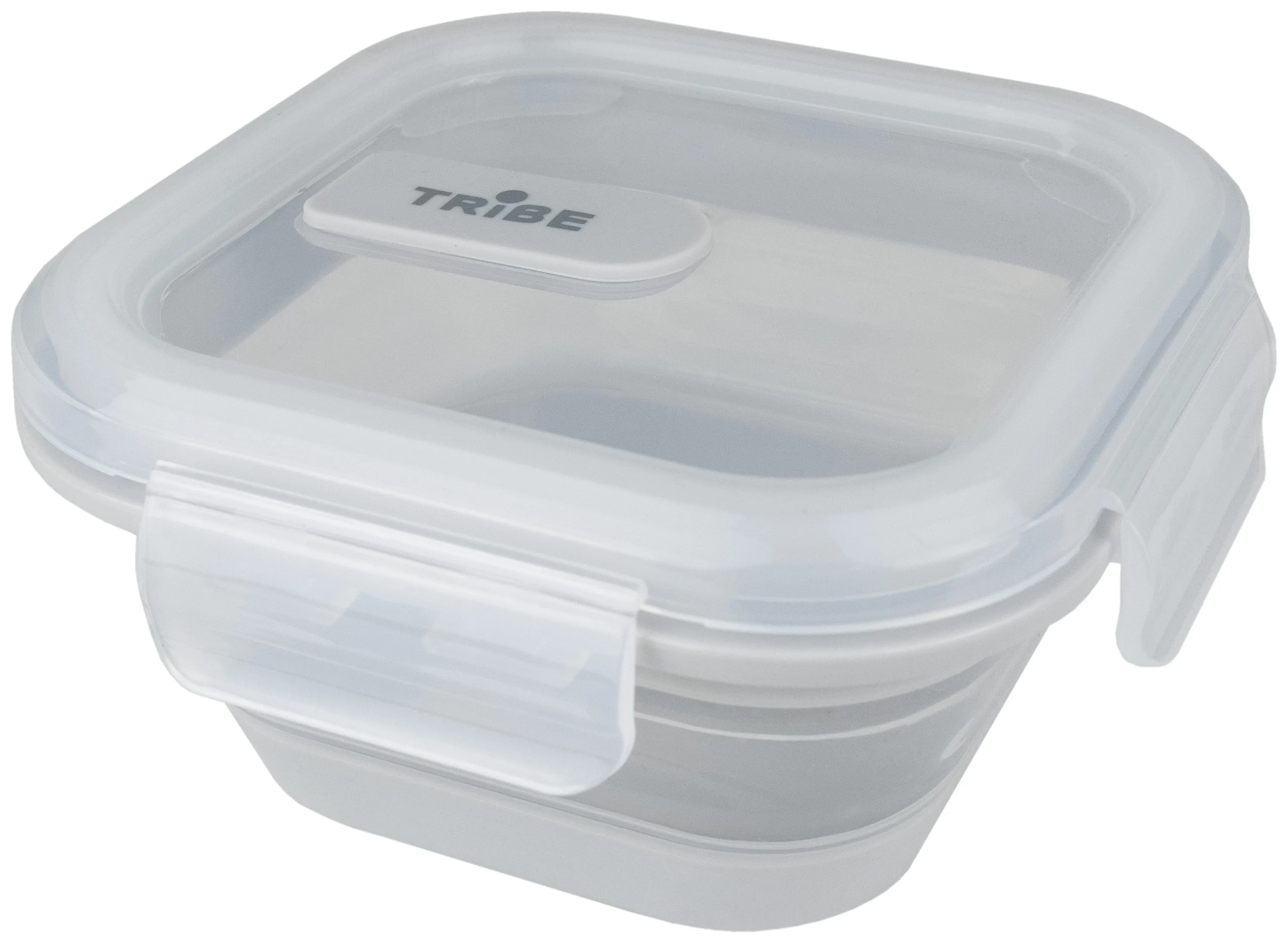 Контейнер Tribe Collapsible Container 500 мл силіконовий T-FF-0027, grey (T-FF-0027-grey)