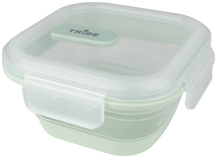Контейнер Tribe Collapsible Container 500 мл силіконовий T-FF-0027, grey, укр, укр