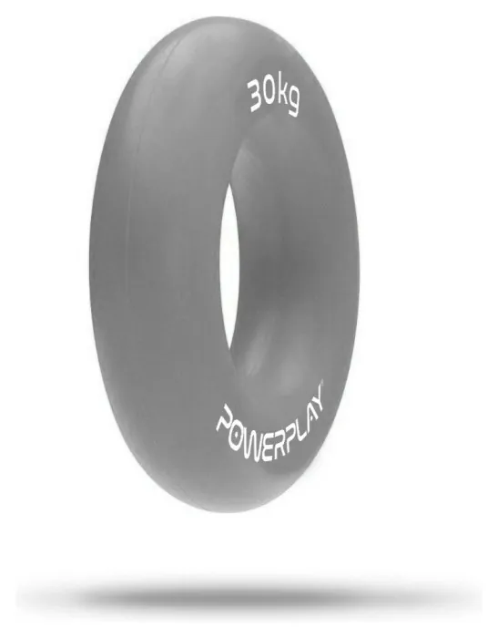 Эспандер кистевой силиконовый PowerPlay PP-4324 Hand Grip Ring X-Hard 30 кг. Серый