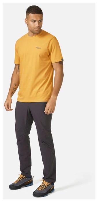 Футболка чоловіча Rab Stance Mountain Peak Tee, Ecru, L