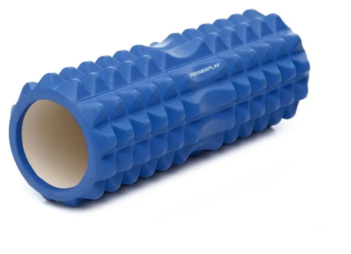 Массажный ролик (роллер) PowerPlay 4405 EVA Massage Roller Синий (33x12см.)