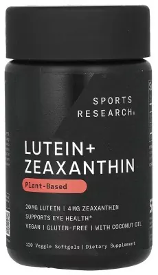 Lutein + Zeaxanthin 20mg - 120 veggie softgels