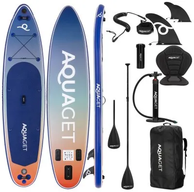 Надувная доска SUP Aquaget 350 см с веслом AQ0044 Blue/Orange