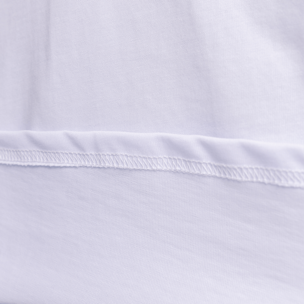 Однотонная белая футболка для мужчин. Мужская белая футболка оверсайз Pobedov Onyx