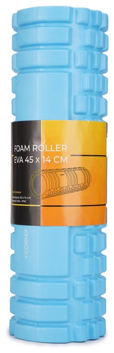 Масажний ролик Cornix EVA 45 x 14 см (валик, роллер) XR-0044 Sky Blue