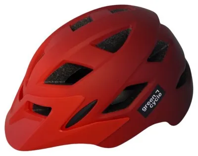 Шлем детский Green Cycle ONYX размер 52-56 см красный