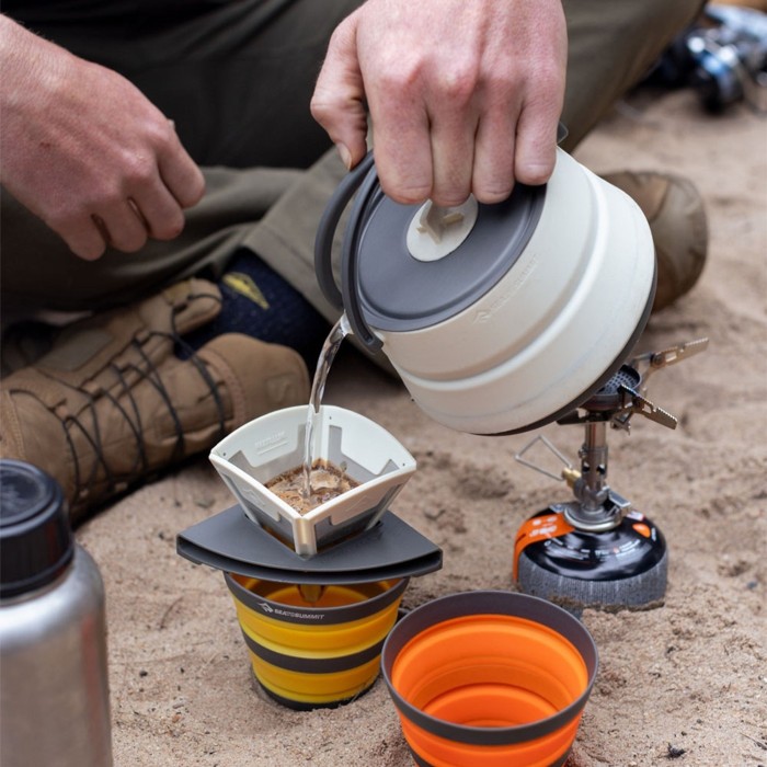 Фильтр для кофе складной Sea to Summit Frontier UL Collapsible Pour Over, Bone White