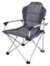 Cтілець туристичний Eurotrail CORSICA Silver grey/charcoal (ETCF0036), укр Фото - 1