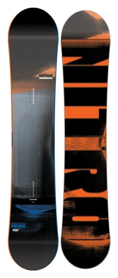 Сноуборд Nitro Prime 158 Black/Orange (830129) (158 см black/orange)