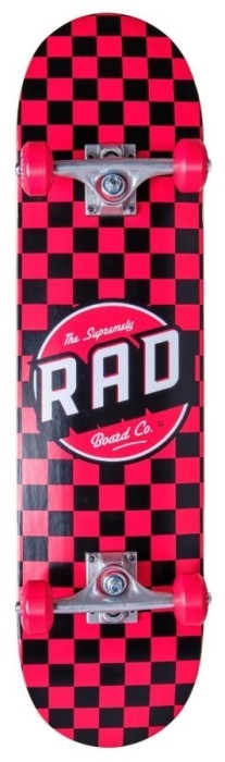 Скейтборд RAD Checkers 7,75" Red, укр, укр