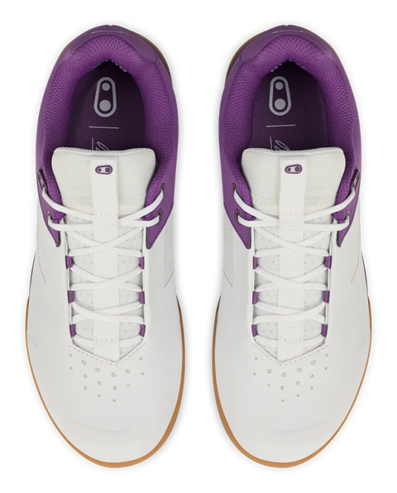 Велообувь CrankBrothers SHOES MALLET LACE WHITE / PURPLE - GUM OUTSOLE - BERNARD KERR 10.0