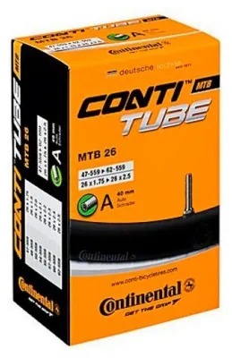 Камера Continental MTB 26", 47-559->62-559, A40, 210 г