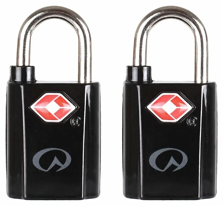 Замок Lifeventure TSA Mini Padlocks 2-Pack black (72010)