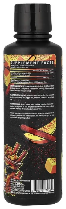 Liquid L-Carnitine 3000 - 480ml Mango Chamoy