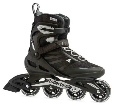 Роликовые коньки Rollerblade Zetrablade black-silver (б/у)