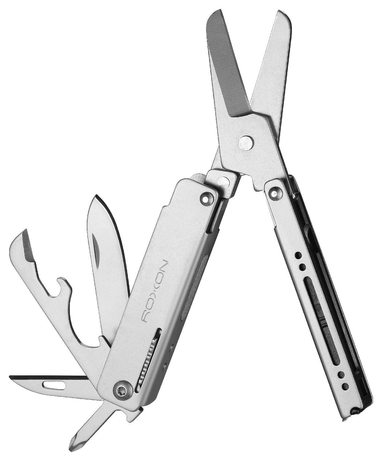 Міні мультитул Roxon M3 зі змінними бітами, сірий, укр, укр