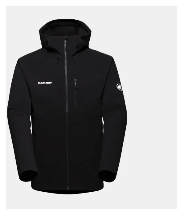Куртка для туризма Mammut ( 1011-01910 ) Ultimate Comfort SO Hooded Jacket Men 2024