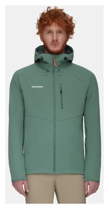 Куртка для туризма Mammut ( 1011-01910 ) Ultimate Comfort SO Hooded Jacket Men 2024