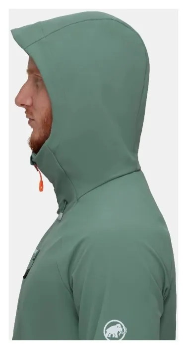 Куртка для туризма Mammut ( 1011-01910 ) Ultimate Comfort SO Hooded Jacket Men 2024