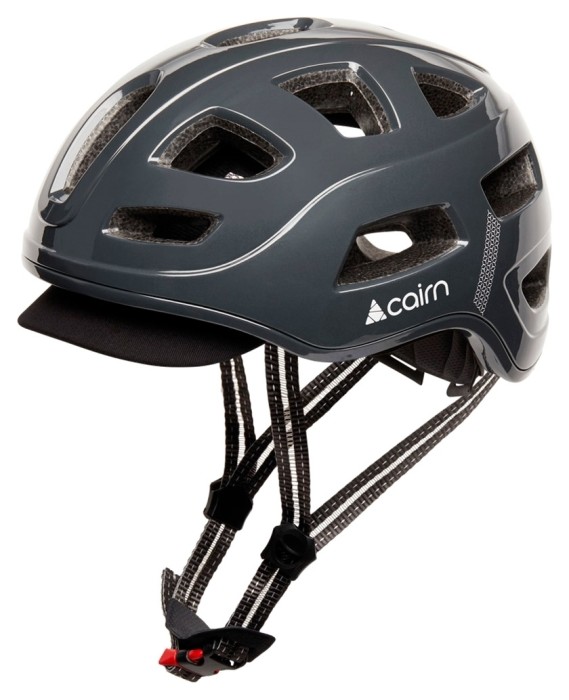 Велошлем Cairn Quartz LED USB shiny shadow, укр, укр