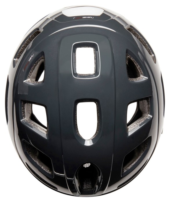 Велошлем Cairn Quartz LED USB shiny shadow