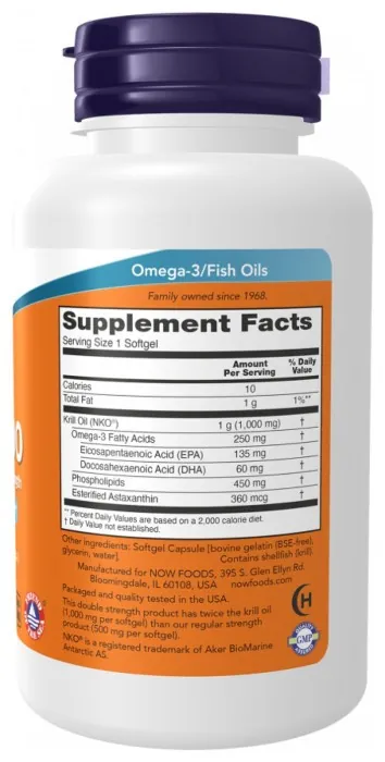 Krill Oil 1000mg - 120 softgels