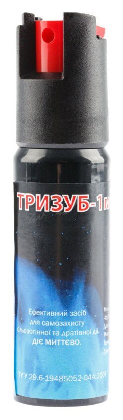 Газовий балончик Тризуб-1М(струменевий Перець), укр, укр