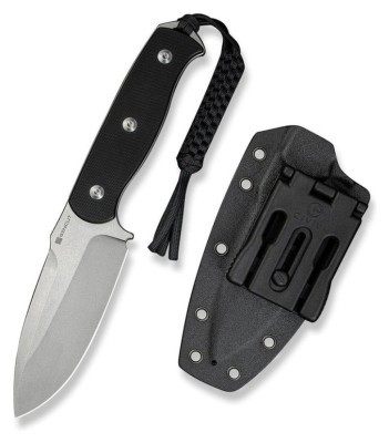 Ніж фіксований мисливський Sencut Toxodon, (11.6 см) 9Cr18MoV / G10 чорний