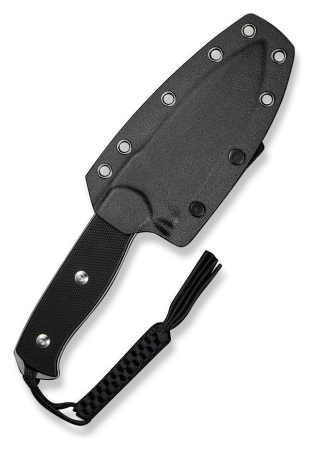 Ніж фіксований мисливський Sencut Toxodon, (11.6 см) 9Cr18MoV / G10 чорний, укр, укр