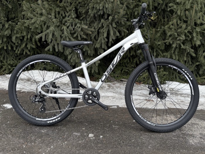 Велосипед Oskar 24" Bullet світло-сірий 2026, укр, укр