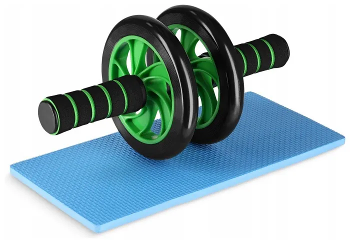 Ролик (гімнастичне колесо) для преса 4FIZJO Ab Wheel Black/Green (P-5907222931523)