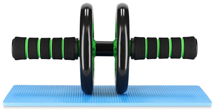 Ролик (гімнастичне колесо) для преса 4FIZJO Ab Wheel Black/Green (P-5907222931523)