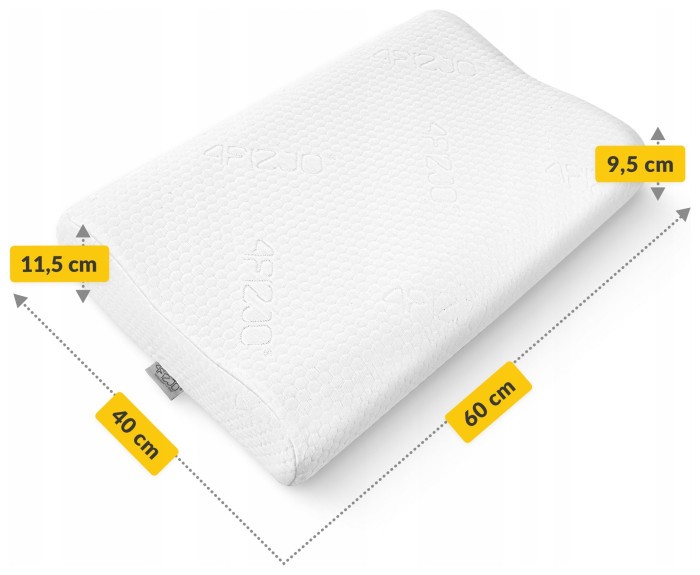 Подушка ортопедична 4FIZJO Ergo 40 x 60 см для сну White (P-5907739317018)
