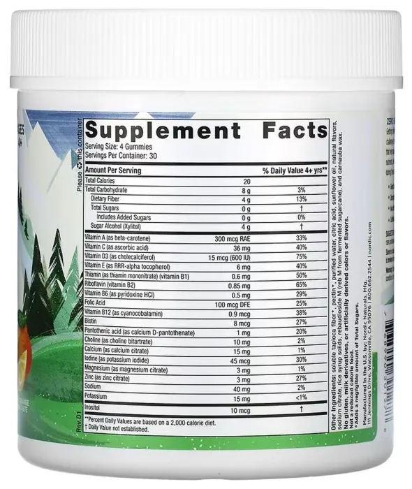 Zero Sugar Kids Multi -120 gummies