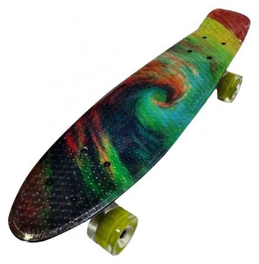 Пенниборд Maraton Penny Zetra / Радужная волна
