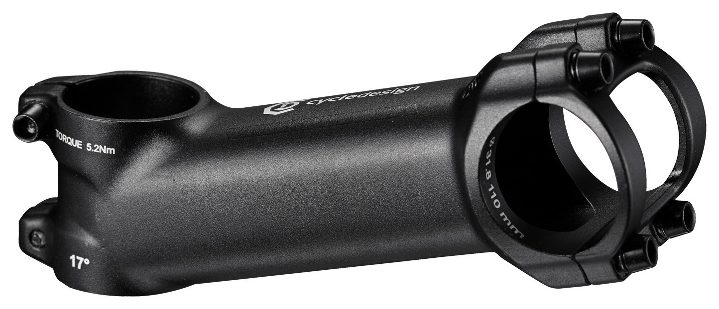 Вынос руля для велосипеда Cycledesign FORGED -/+17° 90мм Black (HS0018)