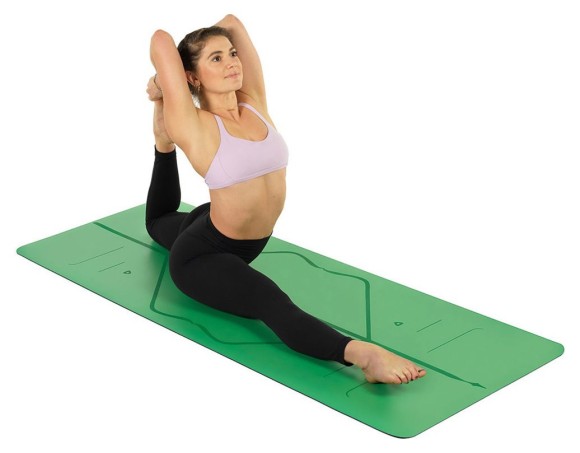 Килимок для йоги, pu 183 х 68 см, 5 мм (pu 183 х 68) Bavar Sport, укр