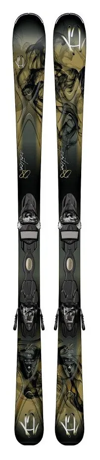 Лижі гірські комплект K2 POTION 80 X ER3 10 TC+ER3 10.0 TC 146см Khaki/grey/black (1040614.141.1+1041314.141.1) (153 см black/grey, khaki)