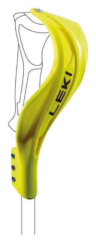 Защита на лыжные палки Leki GATE GUARD WORLD CUP COMPACT M Neon yellow (864630012-WRH)