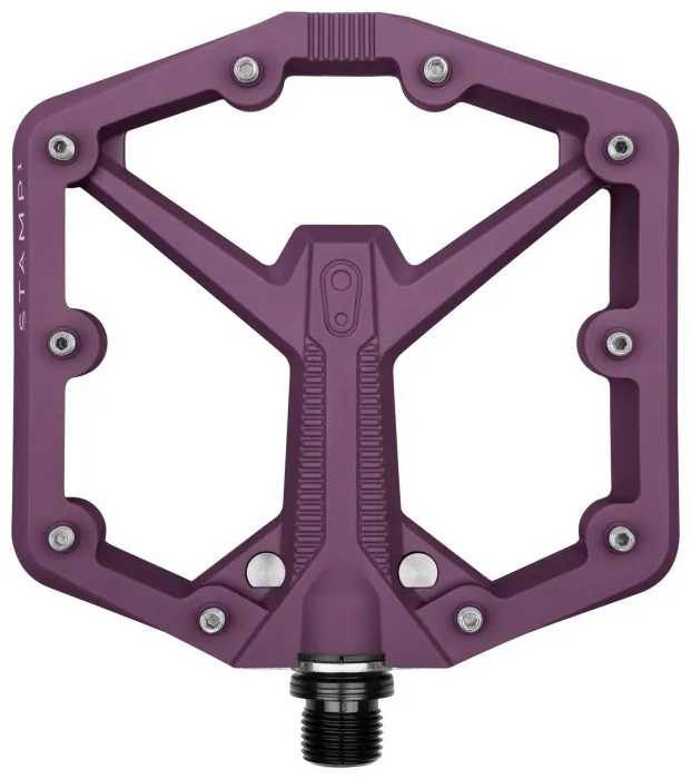 Педалі Crankbrothers STAMP 1 (GEN. 2), розмір L (43-49 eu), фіолетові