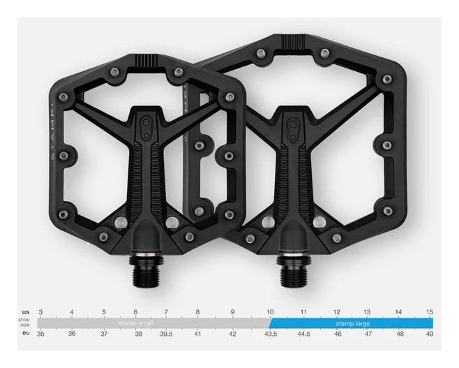 Педали Crankbrothers STAMP 1 (GEN. 2), размер L (43-49 eu), фиолетовые